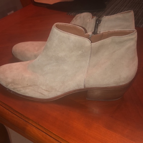 Prwnd Sam Edelman petty ankle bootie in suede size 10 .as is - Picture 5 of 10